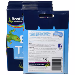 Bostik 24552 Blu-tack Mastic Adhesive Non-toxic Handy Pack Ref 801103 [Pack of 12], Blue