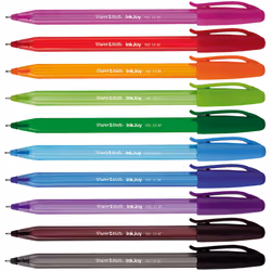 Paper Mate InkJoy 100ST Ballpoint Pens | Medium Point (1.0mm) | Assorted Fun Colours | 27 Count