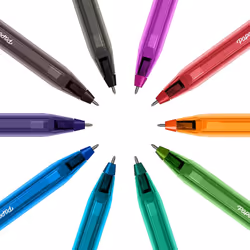 Paper Mate InkJoy 100ST Ballpoint Pens | Medium Point (1.0mm) | Assorted Fun Colours | 27 Count