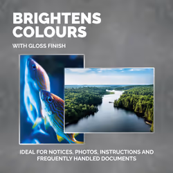 Fellowes Apex A4 Laminating Pouches, Glossy Finish, 100 Sheets - Super-Flex - Ideal for Notices and Photos