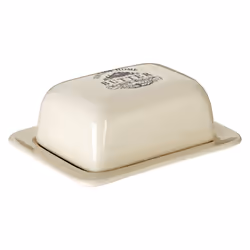 Premier Housewares Vintage Home Butter Dish (Cream)