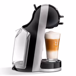 NESCAF? Dolce Gusto EDG155.BG Mini-Me Automatic Coffee Machine Black & Arctic Grey by De?Longhi - Starter Kit
