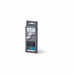 Siemens TZ80001B Cleaning Tablets EQ Bean to Cup Coffee Machines, White (Packaging may vary)