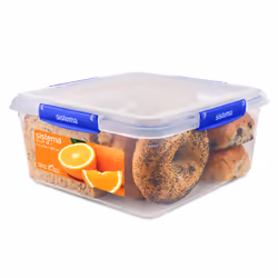 Sistema KLIP IT PLUS Food Storage Container | 5.5 L Square | Airtight, Stackable & Nestable Meal Prep Container with Lid | Sc ...
