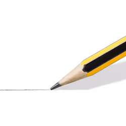 STAEDTLER 122-2 BK10 Noris Graphite Pencil with Eraser Tip - HB (Pack of 10)