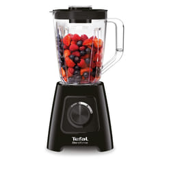 Tefal Blendforce II Blender, 2L Plastic Jug, 1.25L Effective Capacity, 600W, 4 Removable Stainless Steel Blades, Smoothie Blender, Ice Crush, 2 Speeds
