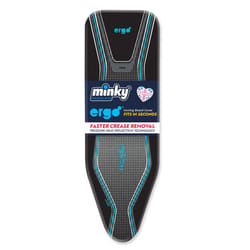 Minky Ergo Extra Thick Elasticated Replacement Ironing Board Cover, Black, 122 x 38 cm