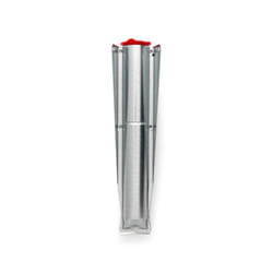 Brabantia - Metal Ground Spike - with Handy Closure Cap - Corrosion Resistant Galvanized Steel - Ready to Go - Top Spinner - Rotary Dryer -