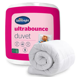 Silentnight Ultrabounce 10.5 Tog Single Duvet ? All Year Duvet Quilt Ideal for Summer and Winter ? Hypoallergenic and Machine Washable - Single, White