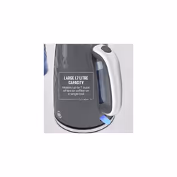 Swan SK14611GRY Windsor Rapid Boil Kettle with Removable Limescale Filter, Boil Dry Protection and Hidden Cord Storage, 1.7L, 3KW, Grey