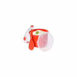Sistema Microwave Rice Cooker | 2.6 L | Dishwasher Safe Small Rice Cooker | BPA-Free | Red