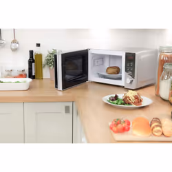 Russell Hobbs RHM2076S Freestanding Compact Microwave, 800 W, 20 liters, Silver