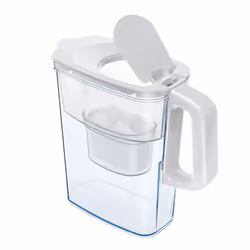 AQUAPHOR Water Filter Jug Compact with 1 X Maxfor+ Filter - 2.4L Capacity - White