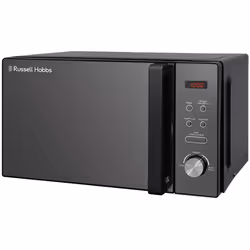 Russell Hobbs RHM2076B 20 Litre 800 W Black Digital Solo Microwave with 5 Power Levels, Automatic Defrost, 8 Auto Cook Menus, ...