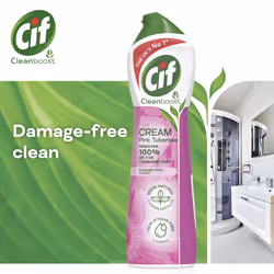 Cif Pink Tuberose Cream Cleaner, 500 ml, (Pack of 8)