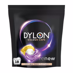Dylon Black & Dark Caps (18 Wash Loads), Dylon Black Caps for all Dark Clothes, Dark Colour Washing Pods to Protect Dark Colo ...