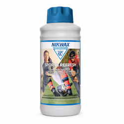 Nikwax SPORTS REFRESH - Sports Wash Detergent & Powerful Odour Eliminator. Deodorising Cleaner for Activewear, Fitness, Gym C ...