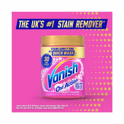 Vanish Gold Oxi Action Chlorine Bleach Free Stain Remover Powder, For Colours, 1.9 kg