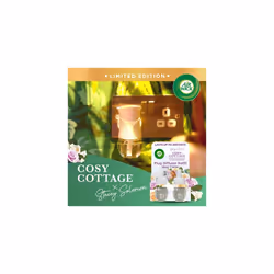 Airwick Plug in Diffuser Twin Refill, Cosy Cottage Frosted Roses & Snowberry, Pack 1 x 19ml, Long Lasting Fragrance, Lasts up to 200 days, Plug in Air