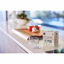 ZEISS AntiFOG Wipes, Lens Cleaner for Glasses, Cameras & Binoculars, Individually Packed Single Use Disposable Cloths in Sachets, for Handy and