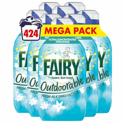 Fairy Outdoorable Fabric Conditioner 424 Washes (8x53), Ultra Concentrated Formula For Sensitive Skin & Dermatologically Tested