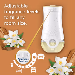 Glade Plug in Air Freshener Refill, Electric Scented Oil Room Air Freshener, Sandalwood & Jasmine, Pack of 6 (6 x 20ml)