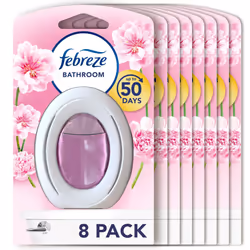 Febreze Bathroom Air Freshener, Odour Fighter, Blossom & Breeze, Febreze Air Fresheners, 8 Items