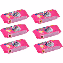Vanish Grease Stubborn Stain Remover Multi-Fabric, Pre-Wash Bar Laundry Washing, 75g (6-Pack)