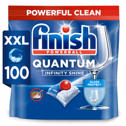 Finish Quantum Infinity Shine Dishwasher Tablets bulk | Scent: Fresh | Size: 100 Dishwasher Tabs |For Sparkling Clean