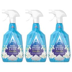 Astonish Daily Shower and Shine, Vegan and Cruelty-free Shower Spray, White Lilies, 3 x 750ml