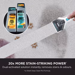 Shark StainStriker Cleaning Solution Bundle, 946ml StainStriker Oxy Multiplier Refill and 473ml CarpetXpert Deep Clean Pro Refill, for use with Shark
