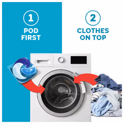 Fairy Non Bio The Big One PODS?, Washing Liquid Laundry Detergent Capasules, 35 Washes, 2X Stain Removal, Huggably Soft For Sensitive Skin