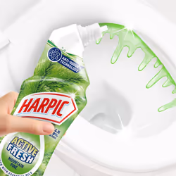 Harpic Active Fresh Toilet Cleaning Gel, Mountain Pine, Pack 12 x 750 ml, Infused with Essential Oils, Kills 99.9% of Bacteria, Toilet Cleaner