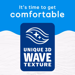 Andrex Complete Clean Toilet Roll 24 Rolls (Previously Andrex Classic Clean Toilet Tissue) Unbeatable Toilet Paper with Unique 3D Wave, FSC Certified