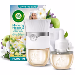Air Wick Morning Meadow Advanced Electrical Plug-in Kit 19ml, Lasts for up to 100 Days, Air Freshener