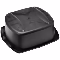 Addis Rectangular Washing Up Bowl, Soft Black, 9.5 Litre