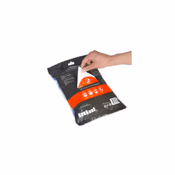 Brabantia PerfectFit Bin Liners (Size D/15-20 Litre) Thick Plastic Trash Bags with Tie Tape Drawstring Handles (40 Bags)