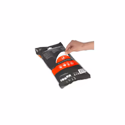 Brabantia 138041 PerfectFit Bin Liners (Size X/10-12 Litre) Thick Plastic Trash Bags with Tie Tape Drawstring Handles (40 Bags), White