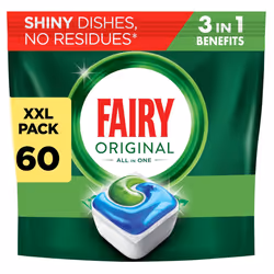 Fairy Original All in One Auto Dishwashing Tablet 60CT