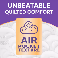 Andrex Ultimate Quilts Toilet Paper 9 Rolls, Air Pocket Technology for Soft, Thick Sheets -Pack of 9 Quilted Toilet Rolls, FSC Certified