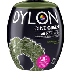 DYLON Washing Machine Fabric Dye Pod for Clothes & Soft Furnishings, 350g ? Olive Green