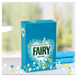 Fairy Non Bio Washing Powder 4.4kg, 80 Washes, for Sensitive Skin, with Anti-residue Technology