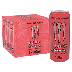 Monster Pipeline Punch Energy Drink, 9 x 500 ml