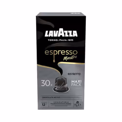 Lavazza, Espresso Maestro Ristretto, 30 Aluminium Capsules Compatible with Nespresso Original Machines, Chocolate & Caramel N ...