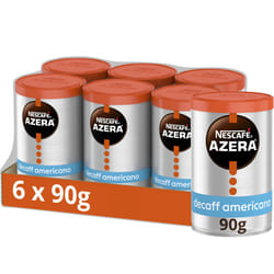 NESCAF? Azera Americano Decaff Instant Coffee 90g (Pack of 6) (Packing May Vary)
