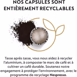 30 capsules NESPRESSO VERTUO Vanilla + Caramel + Hazelnut