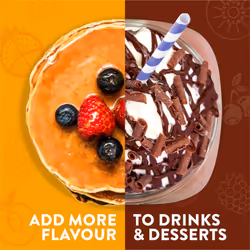 Simply Sugar Free Chocolate Syrup, Low Calorie, Vegan & Nut Free Flavoured Syrup for Coffee, Cocktails & Baking (1 Litre)