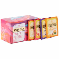 Twinings Fruit Selection, Mixed Set of 80 Tea Bags (Multipack of 4 x 20 Tea Bags)