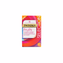 Twinings Fruit Selection, Mixed Set of 80 Tea Bags (Multipack of 4 x 20 Tea Bags)