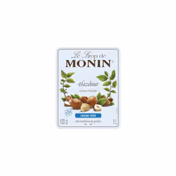 MONIN Premium Hazelnut Sugar Free Syrup 1L for Coffee and Cocktails. Vegan-Friendly, 100% Natural Flavours and Colourings. Sugar-Free Hazelnut Coffee